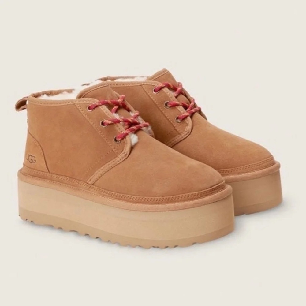 NEW UGG neumel platform boots, women’s size 9
